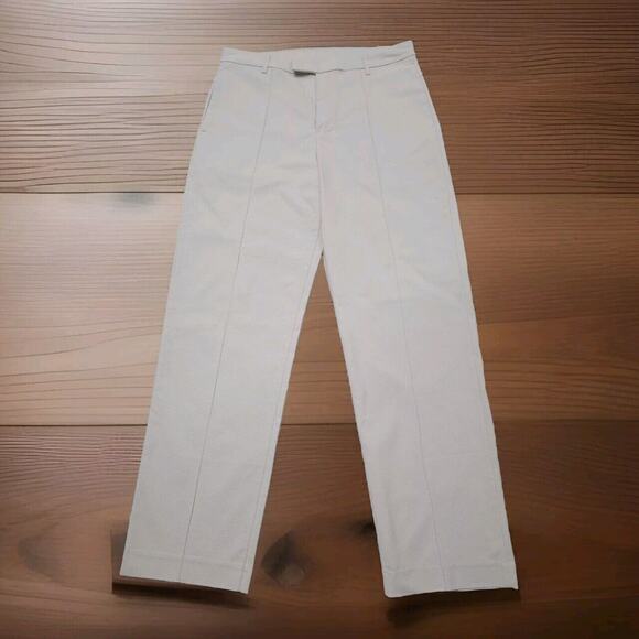 Lululemon lab Stretch Woven Trouser Wool Blend Pant Natural Ivory Size 36 - Picture 6 of 15